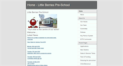 Desktop Screenshot of littleberriespreschool.co.uk